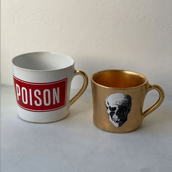 ALICE big coffee cup 'Glam'【POISSON】 イメージ画像3