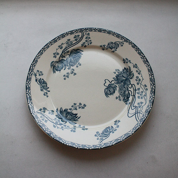 フランスアンティーク サルグミンヌ平皿のイメージ画像